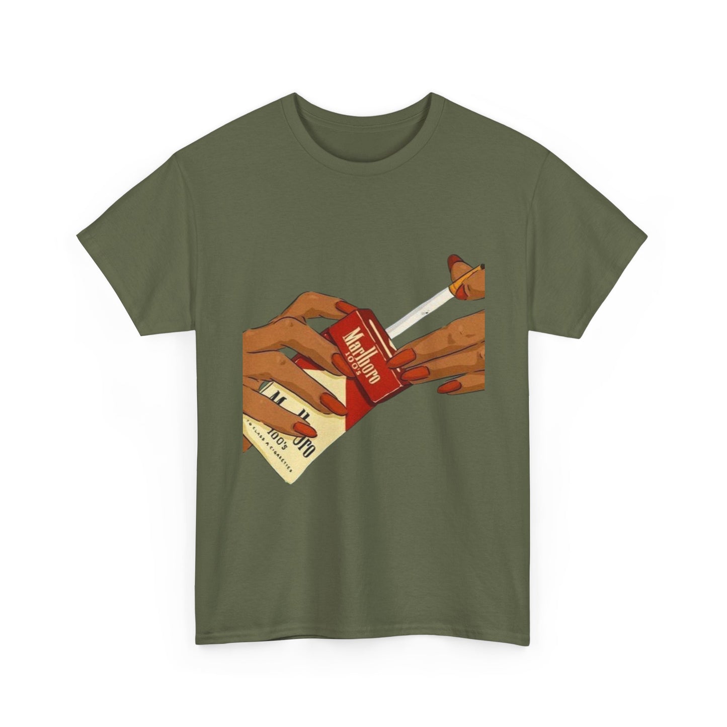 Vintage Cigarettes Graphic T Shirt NEW Adult Unisex Heavy Cotton Tee