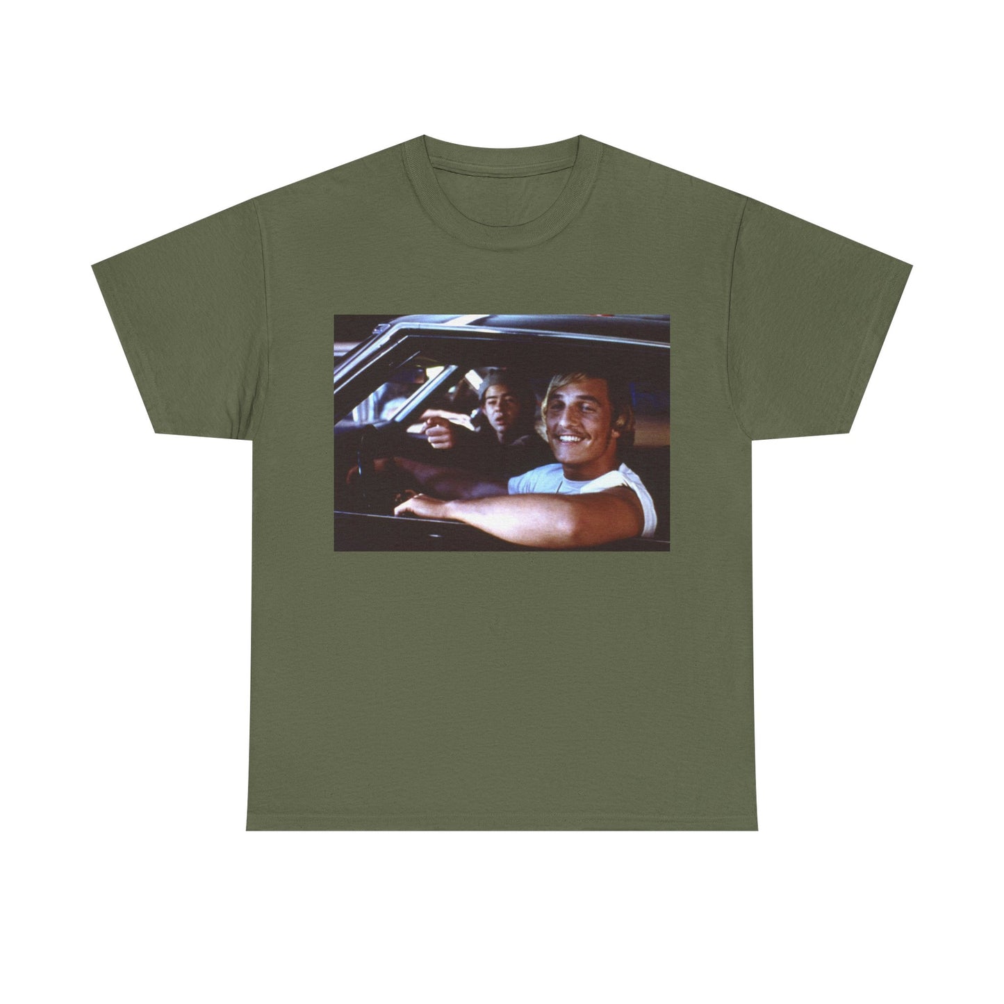 Dazed and Confused Tshirt Vintage Movie Poster Retro Texas Unisex Heavy Cottonn
