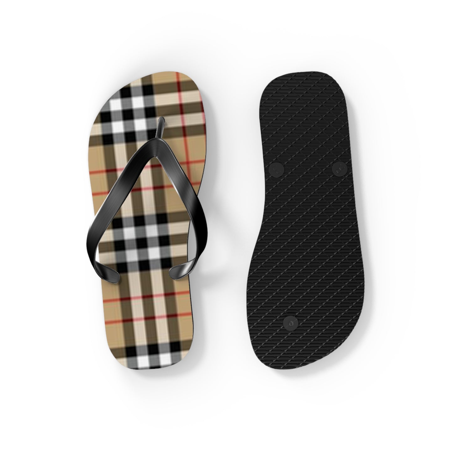 Monogram Print Sandals, Beach Shoes, Vacation Flip Flops, Pool Slides