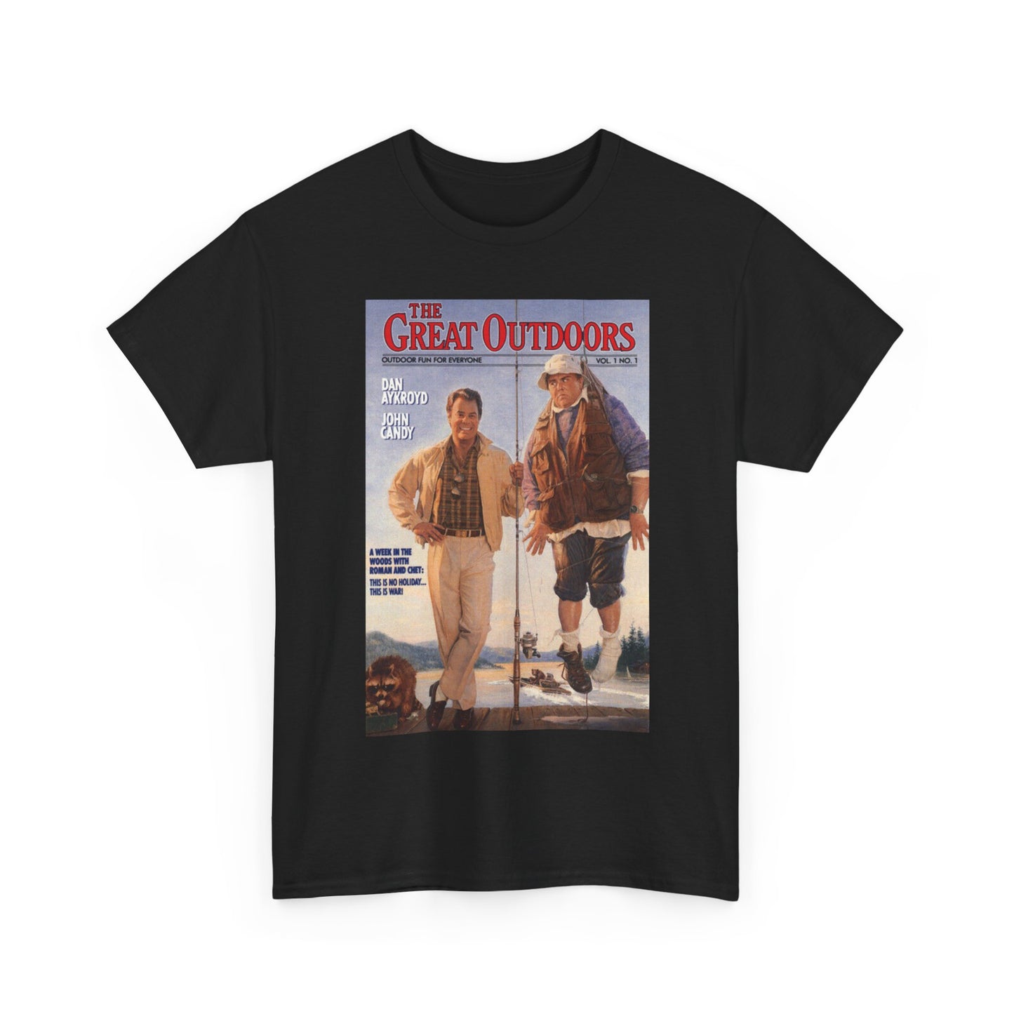 John Candy Tshirt The Great Outdoors Dan Aykroyd movie Unisex Heavy Cotton Tee