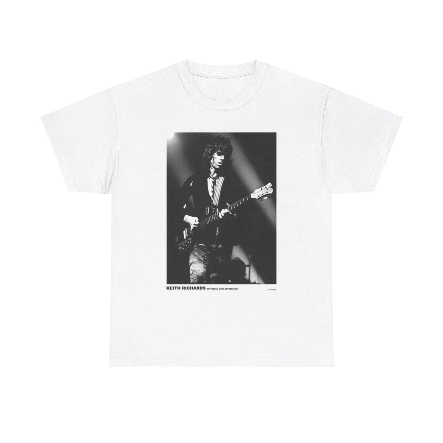 Keith Richard Graphic T Shirt Vintage Unisex Heavy Cotton Tee