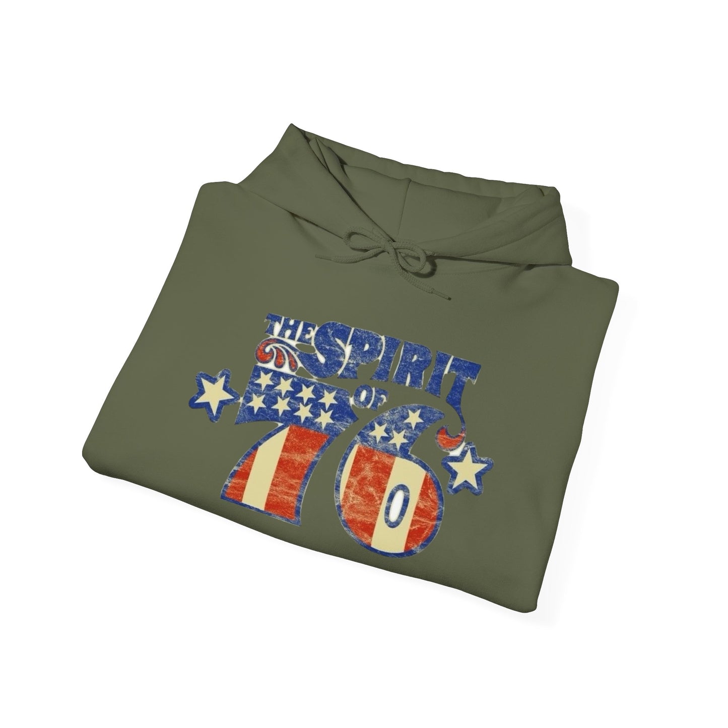 USA Spirit Of 76 Vintage Graphic Hoodie Heavy Blend™ NEW Sweatshirt