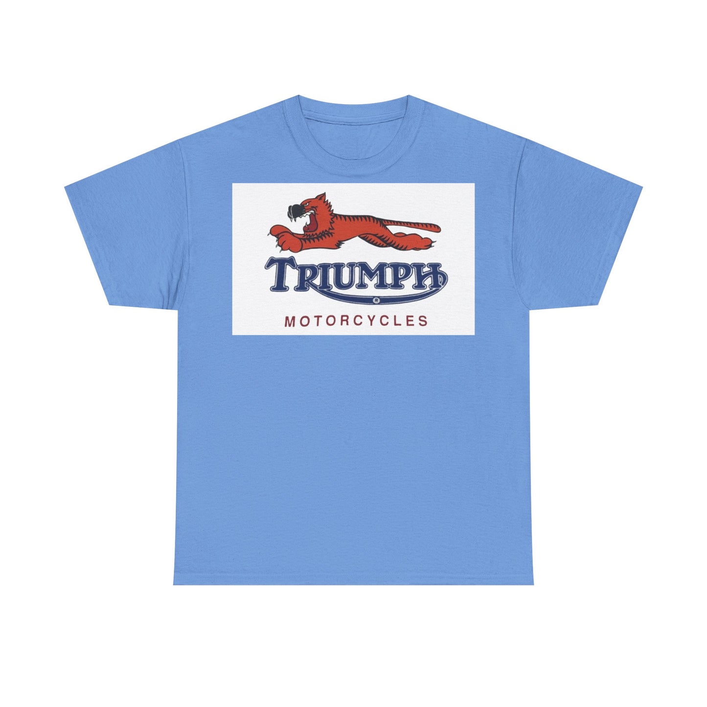 Triumph T-shirt vintage motorcycles nostalgia Tiger Unisex Heavy Cotton Tee