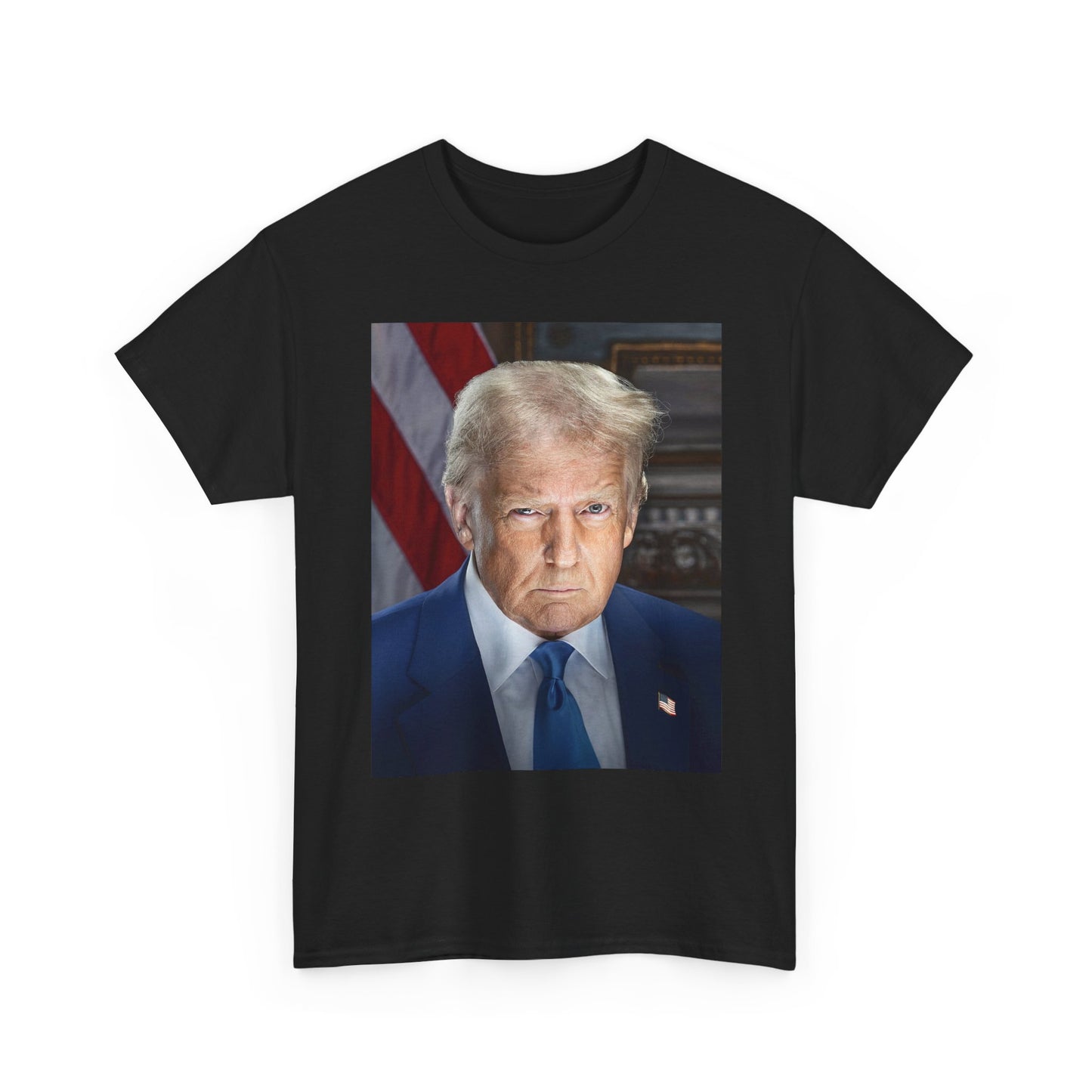 Trump Graphic T Shirt Portrait Unisex Heavy Cotton Tee USA SELLER