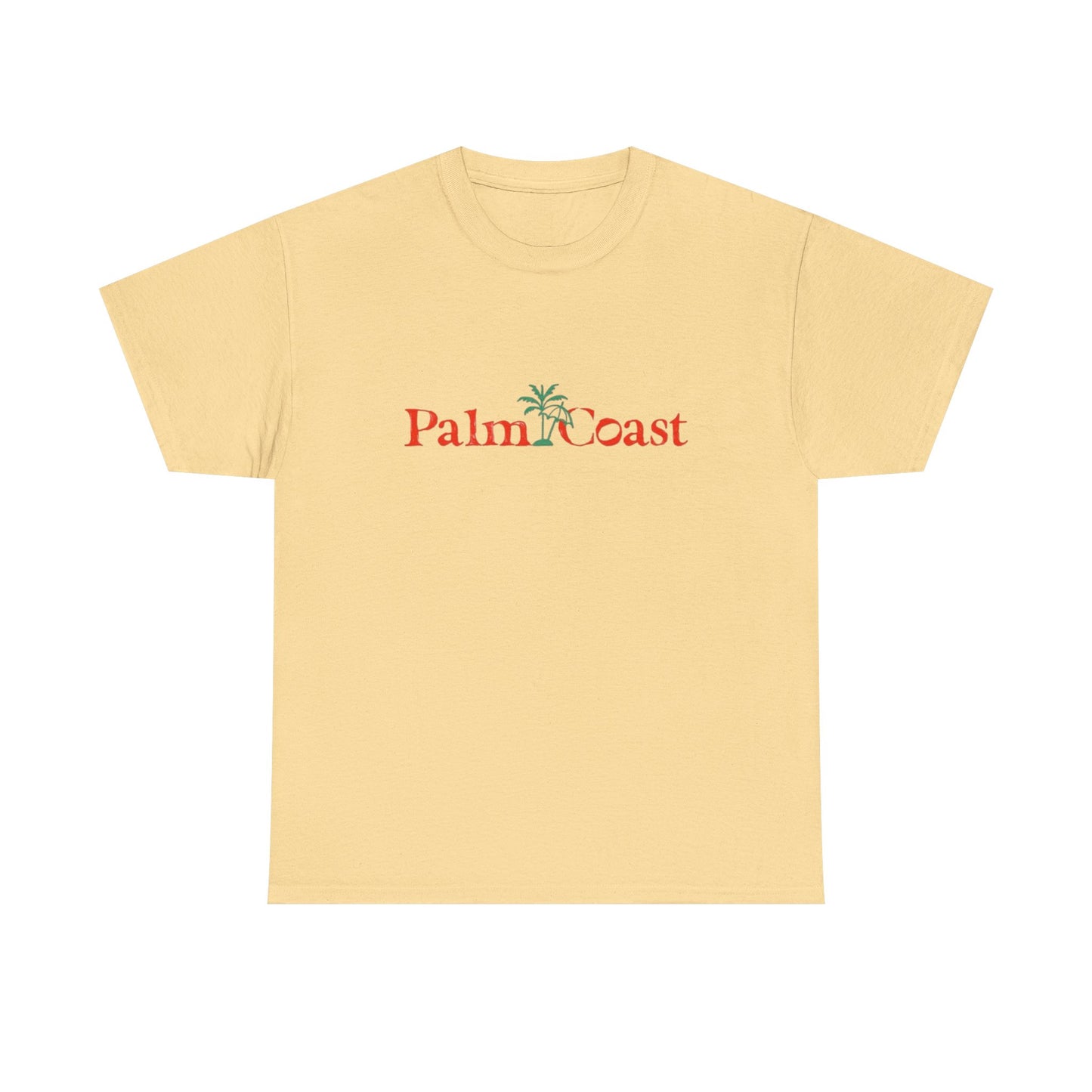 Palm Coast Graphic T Shirt NEW Adult Unisex Heavy Cotton Tee