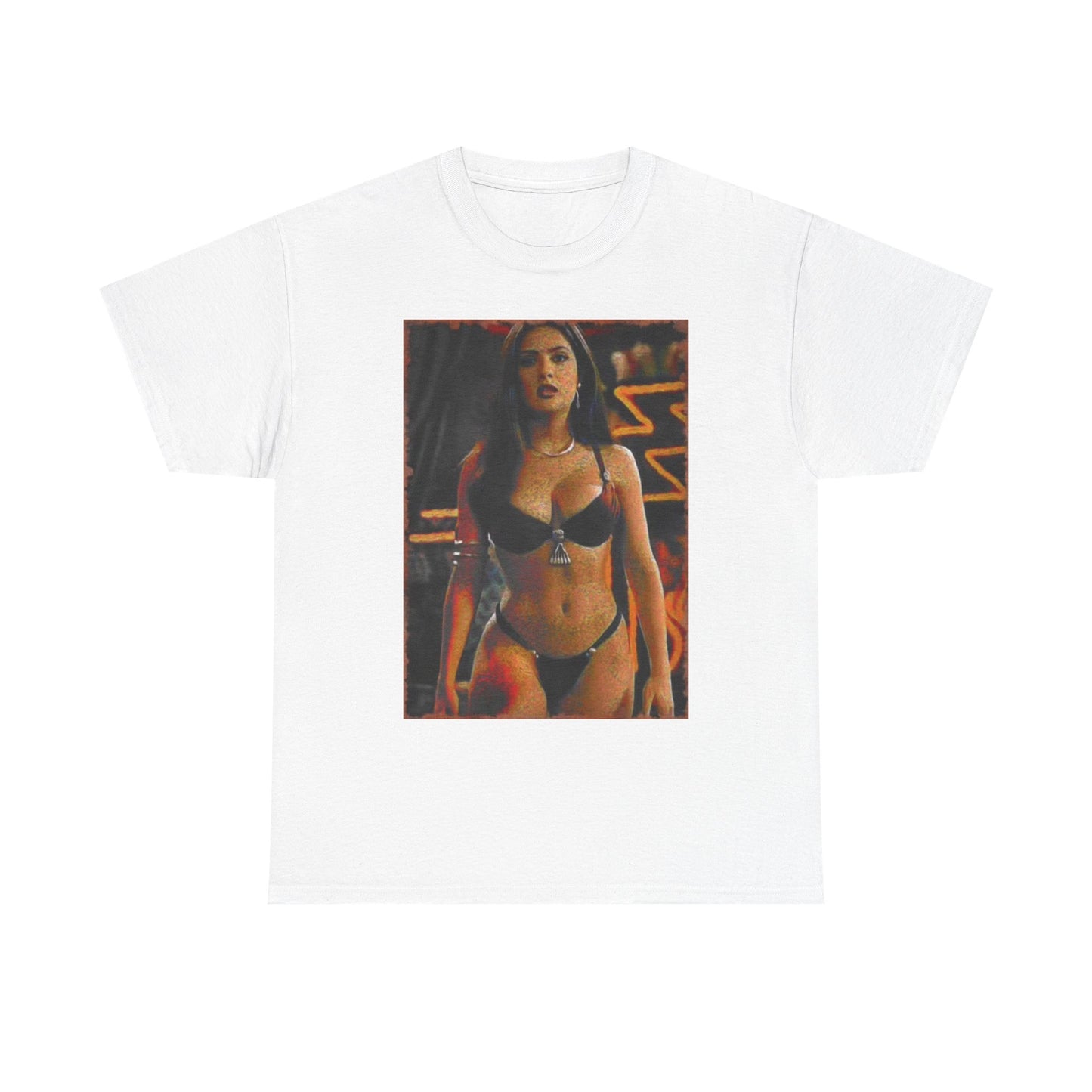 Selma Hayak Graphic T Shirt Vintage Bikini Model Unisex Heavy Cotton Tee