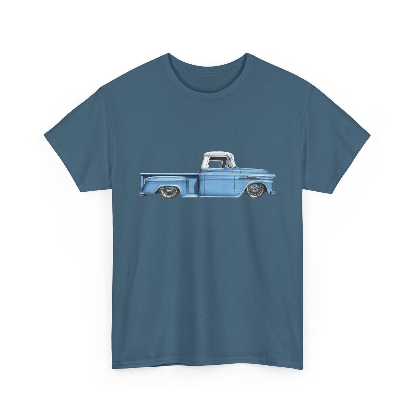 Vintage Chevrolet Pickup 60's Graphic T Shirt Unisex Heavy Cotton Tee NEW