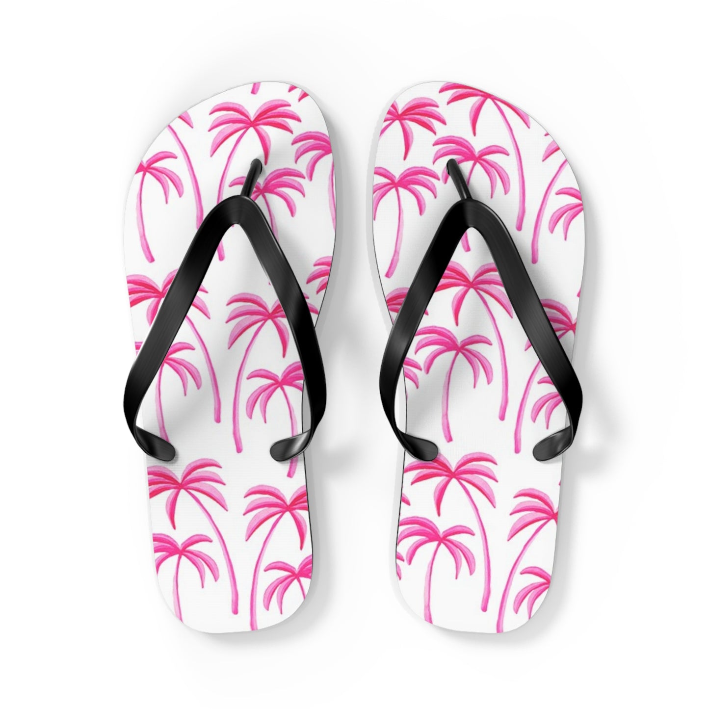 Pink Palms Sandals Summer Flip Flops Slides BRAND NEW