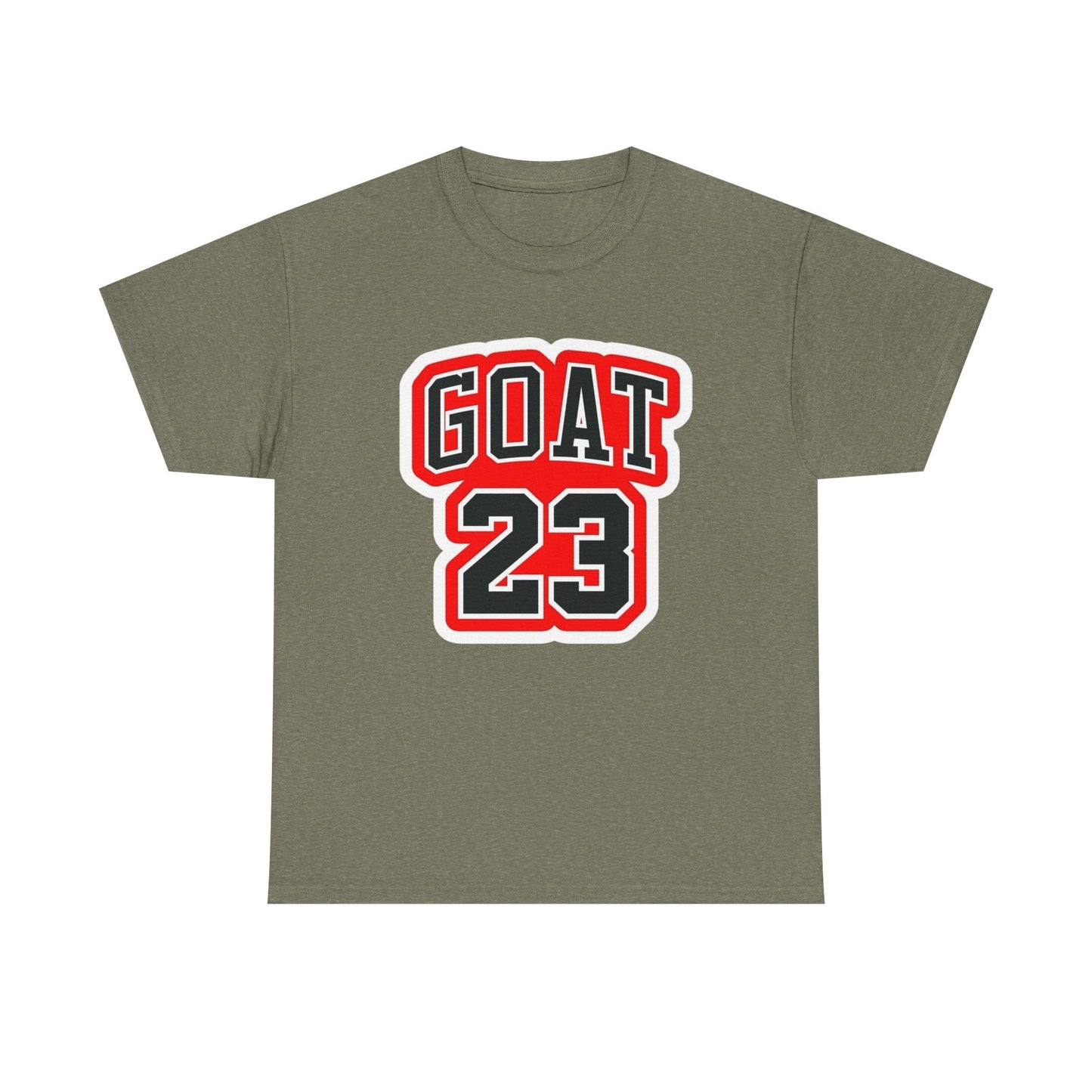 GOAT Jordan 23 Basketball Graphic T Shirt NEW Unisex Heavy Cotton Tee