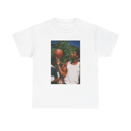 Kobe Tshirt Retro Young Kobe LA Lakers Basketball Unisex Heavy Cotton Tee