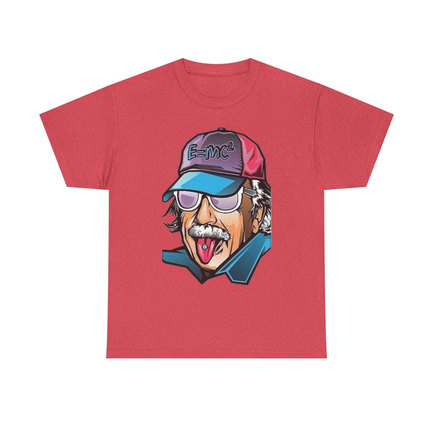 Einstein Tripping Funny Graphic T Shirt NEW Unisex Heavy Cotton Tee