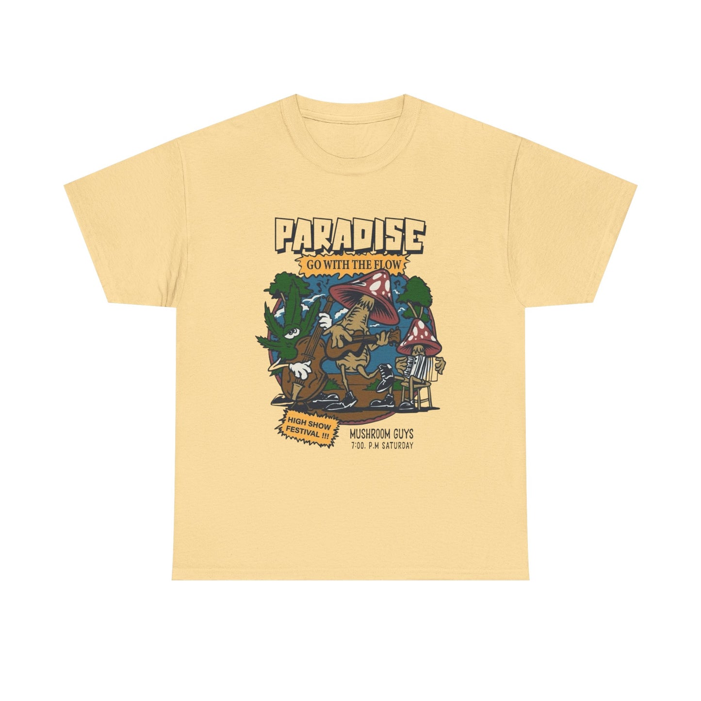 Paradise Go With The Flow Graphic T Shirt NEW ADULT Tee