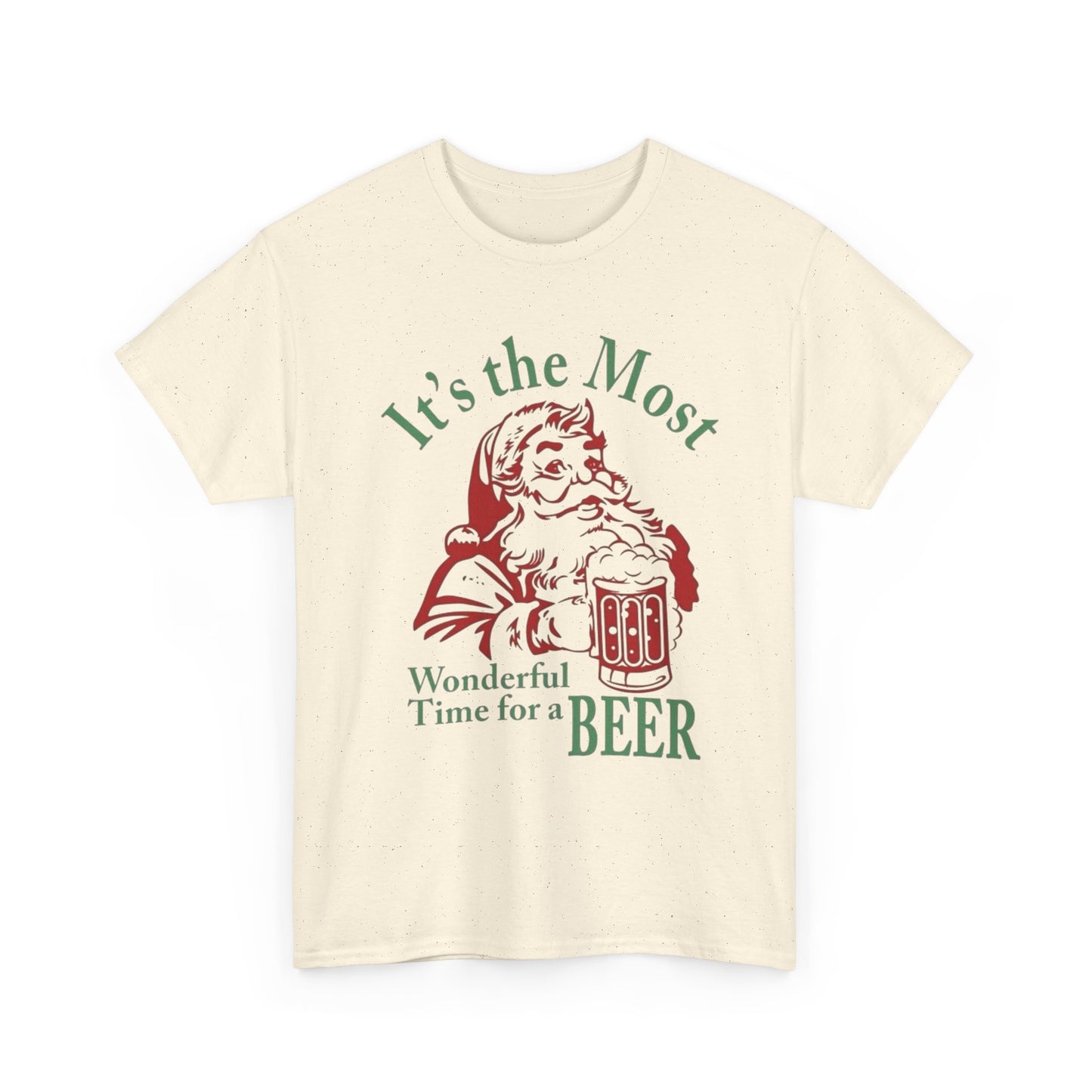 Wonderful Christmas Beers Graphic T Shirt ADULT NEW Heavy Cotton Tee