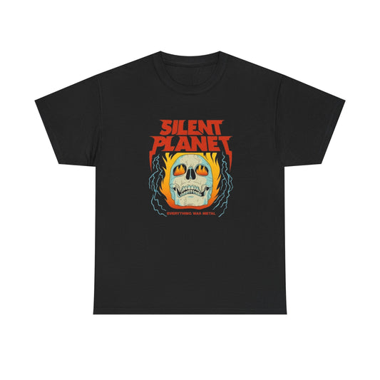 Silent Plant Metal Skulls Graphic T-Shirt Brand New Unisex Heavy Cotton Tee