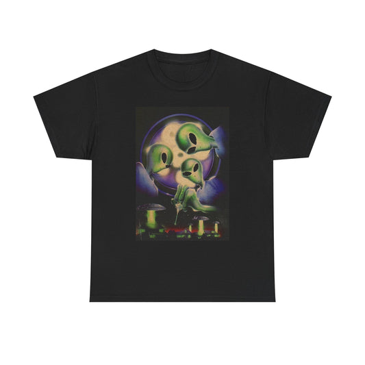 Alien Simulation Graphic T Shirt NEW Adult Unisex Heavy Cotton Tee
