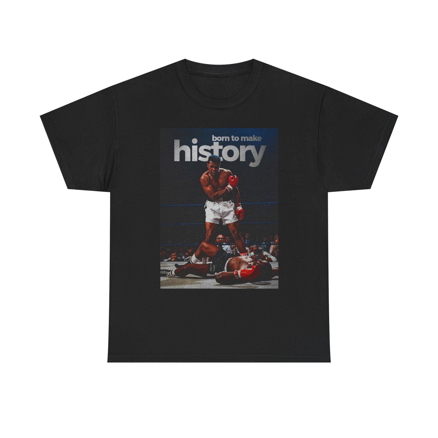 Muhammad Ali Motivation Vintage Graphic T Shirt S-5XL Unisex Heavy Cotton Tee