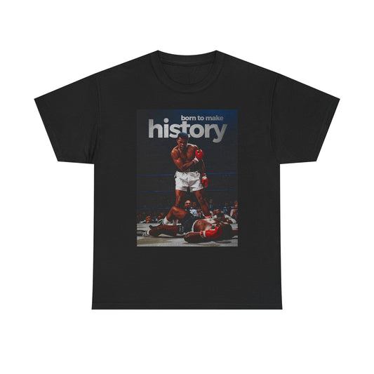 Muhammad Ali Motivation Vintage Graphic T Shirt S-5XL Unisex Heavy Cotton Tee