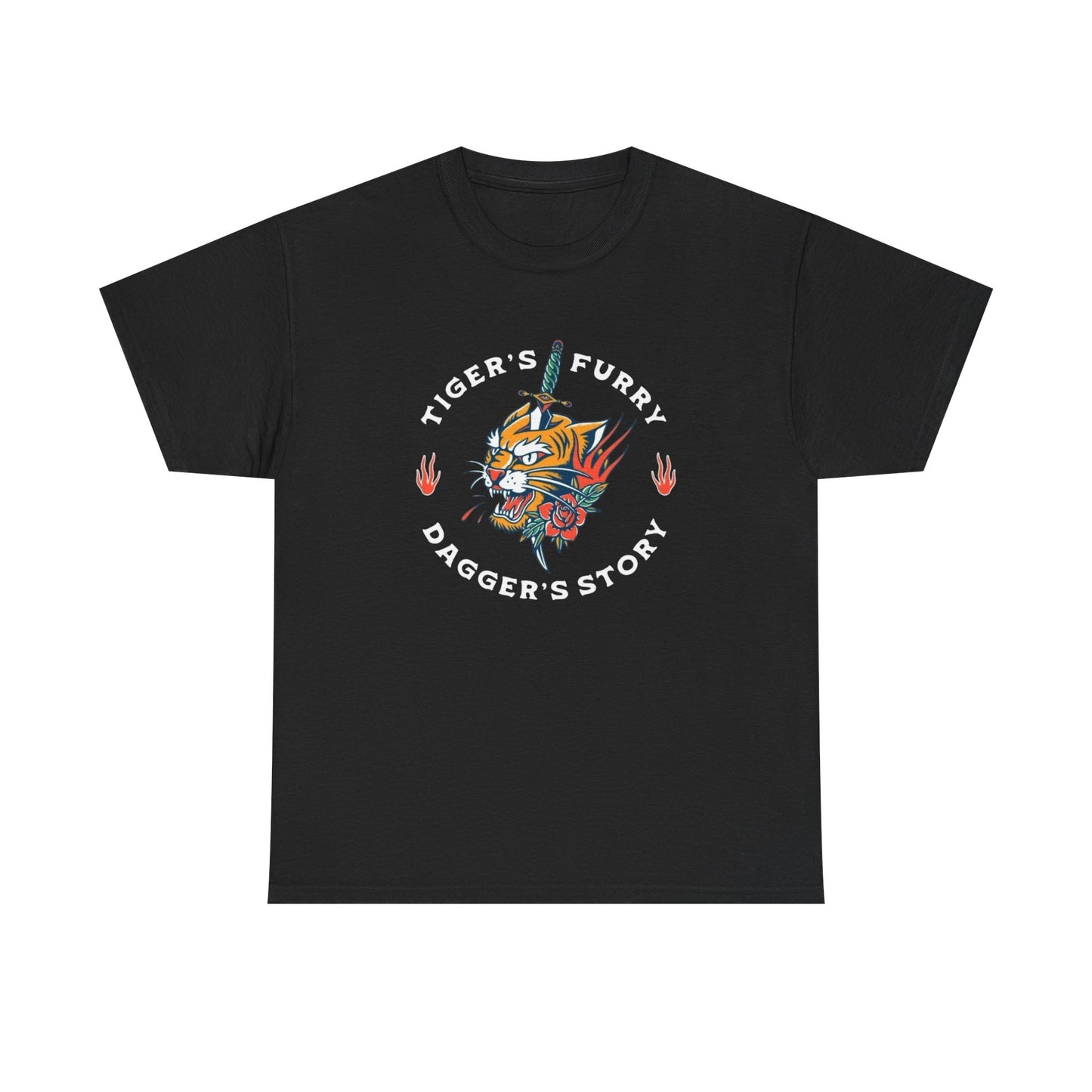 Tigers Furry Daggers Story Graphic T Shirt NEW ADULT TEE VINTAGE