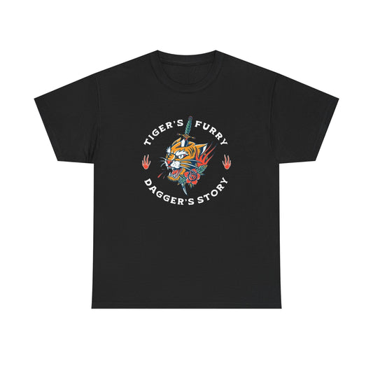 Tigers Furry Daggers Story Graphic T Shirt NEW ADULT TEE VINTAGE