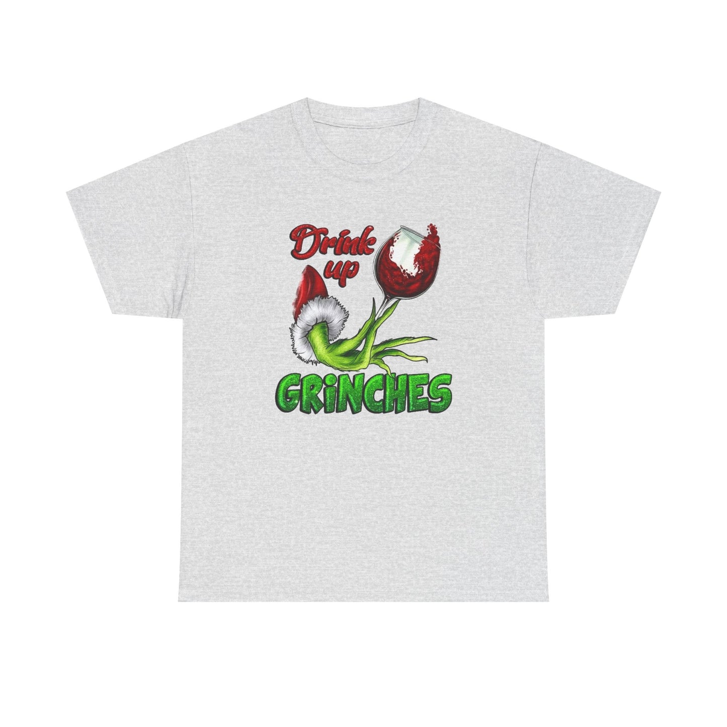 Drink Up Grinch's Christmas Graphic T Shirt NEW ADULT