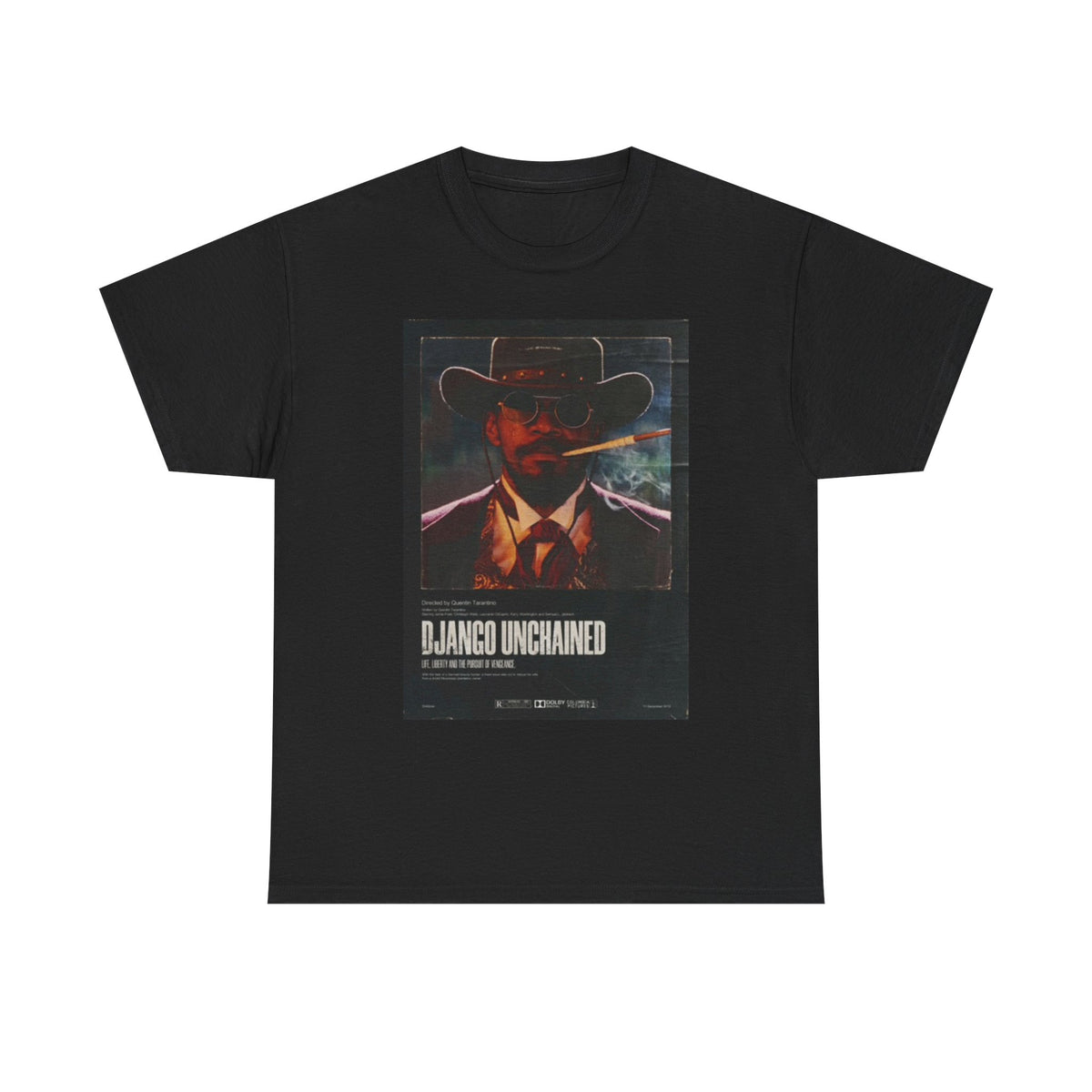 Django Unchained T Shirt BRAND NEW Apparel Unisex Heavy Cotton Tee