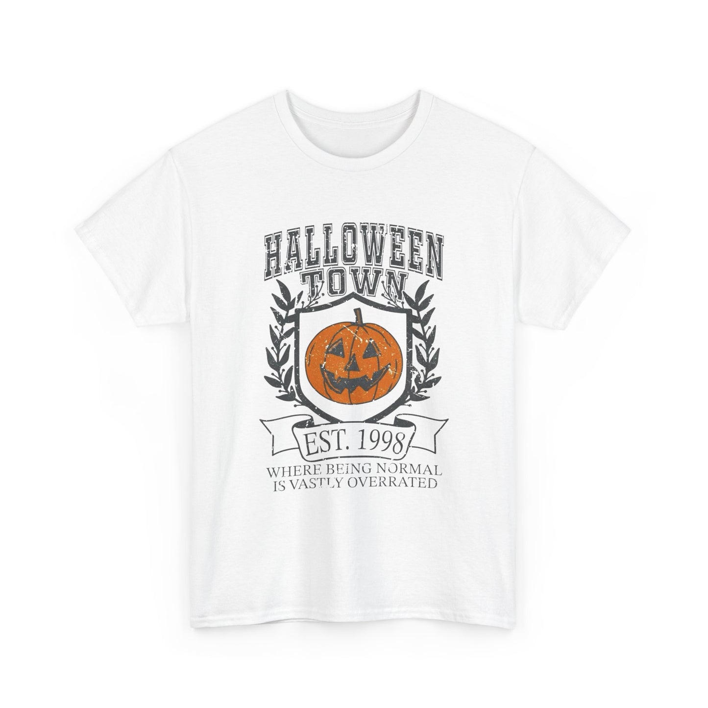 Halloween Town Graphic T Shirt Unisex NEW Heavy Cotton Tee