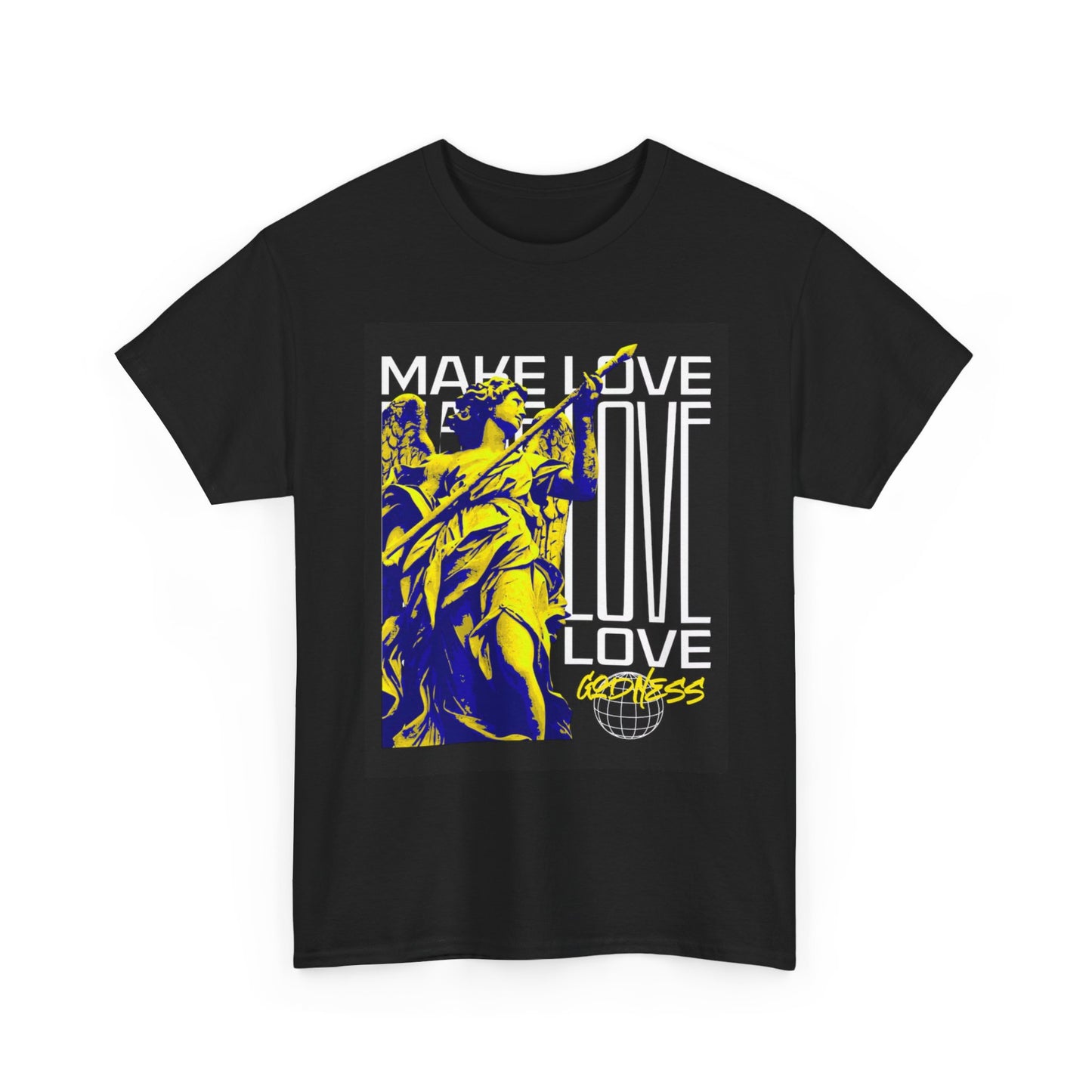 Make Love Love Love T Shirt Unisex Heavy Cotton Tee