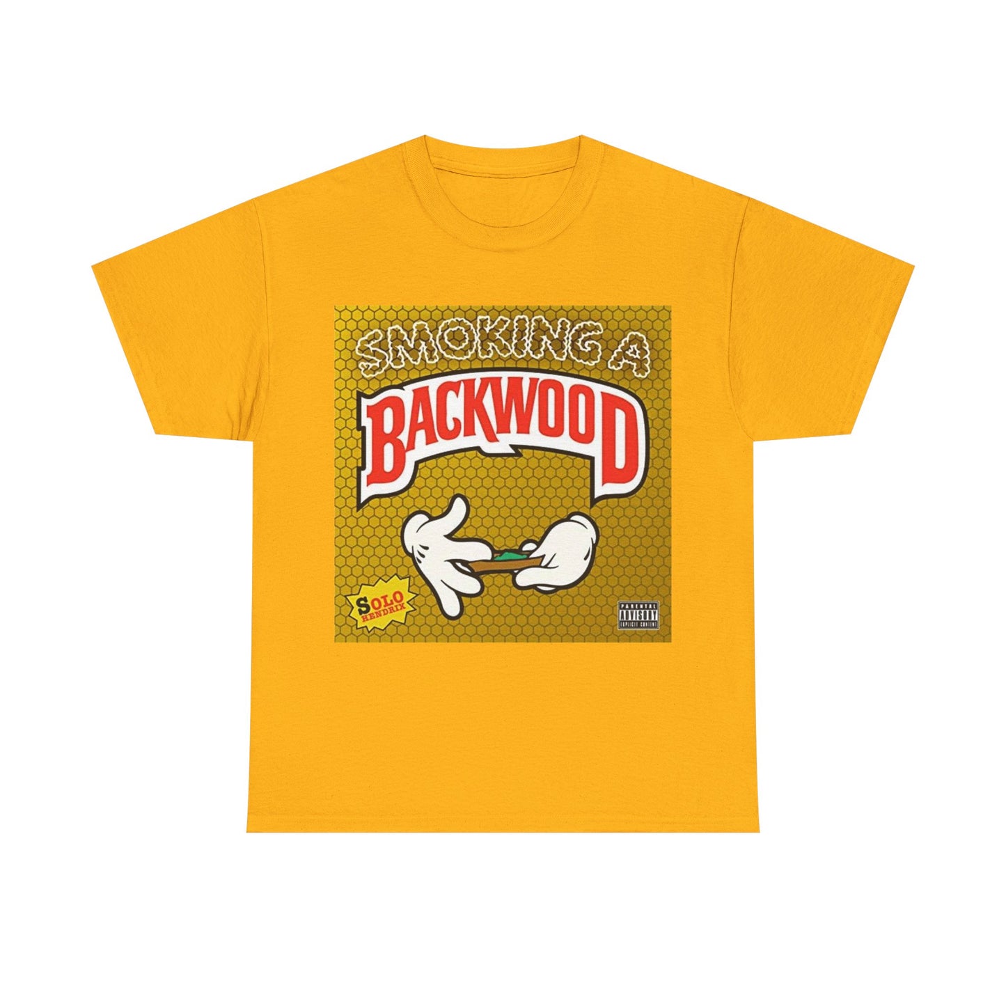 Backwoods Blunt Tshirt Rolling Up 420 Funny Graphic Unisex Heavy Cotton Tee