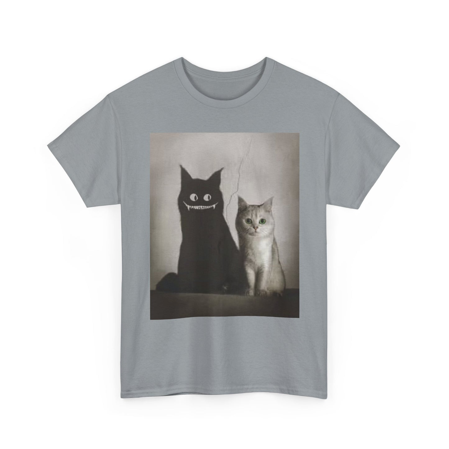 Funny Cat Graphic T Shirt Kitten Cat Lover Hilarious Unisex Heavy Cotton Tee