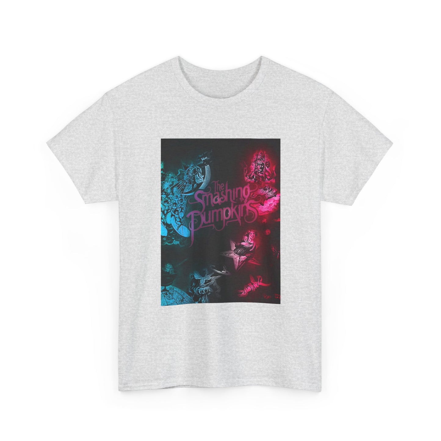 The Smashing Pumpkins Tshirt Vintage Merch Neon Unisex Heavy Cotton Tee