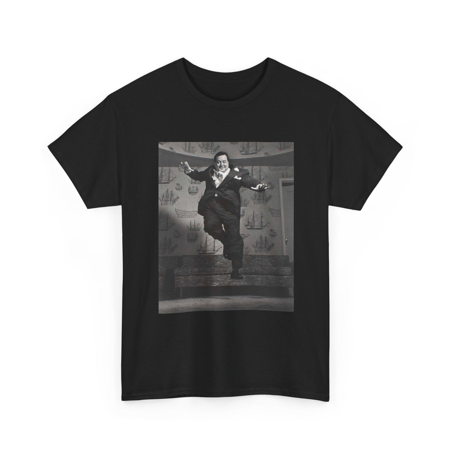 Jackie Gleason T-shirt retro vintage actor aliens trans am Unisex Heavy Cotton