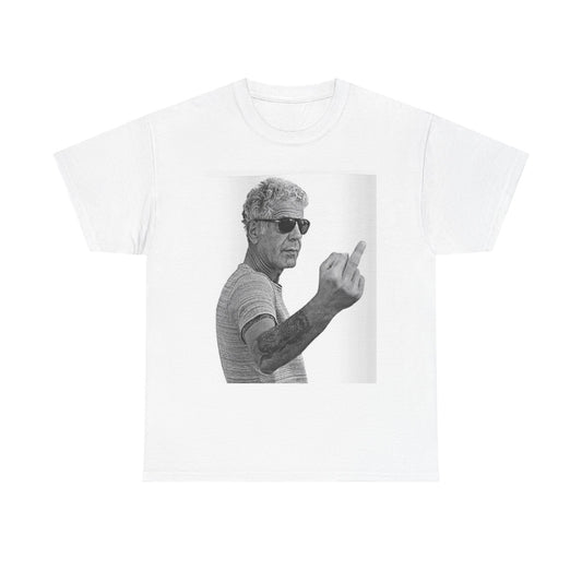 Anthony Bourdain T Shirt Retro Chefs New York Unisex Heavy Cotton Tee