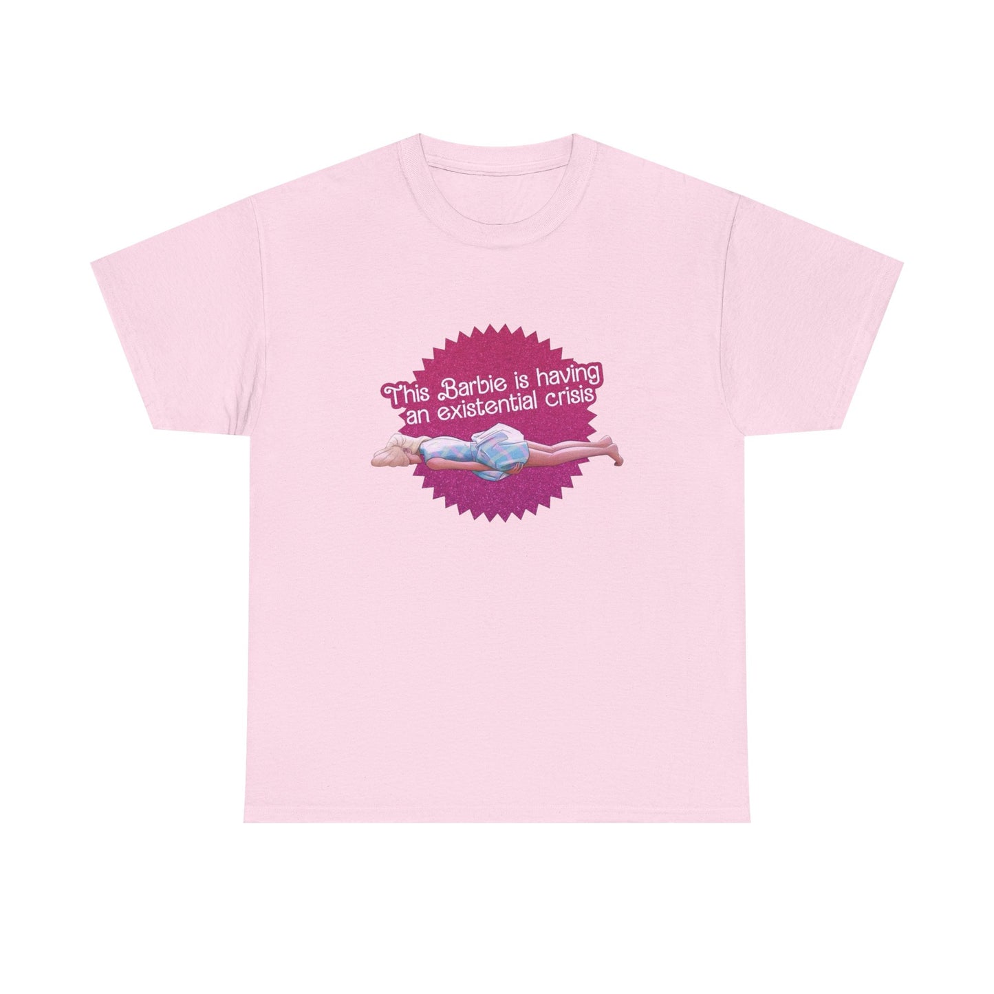 Having A Extensional Crisis Funny Graphic T Shirt Unisex Heavy Cotton Tee GIFT