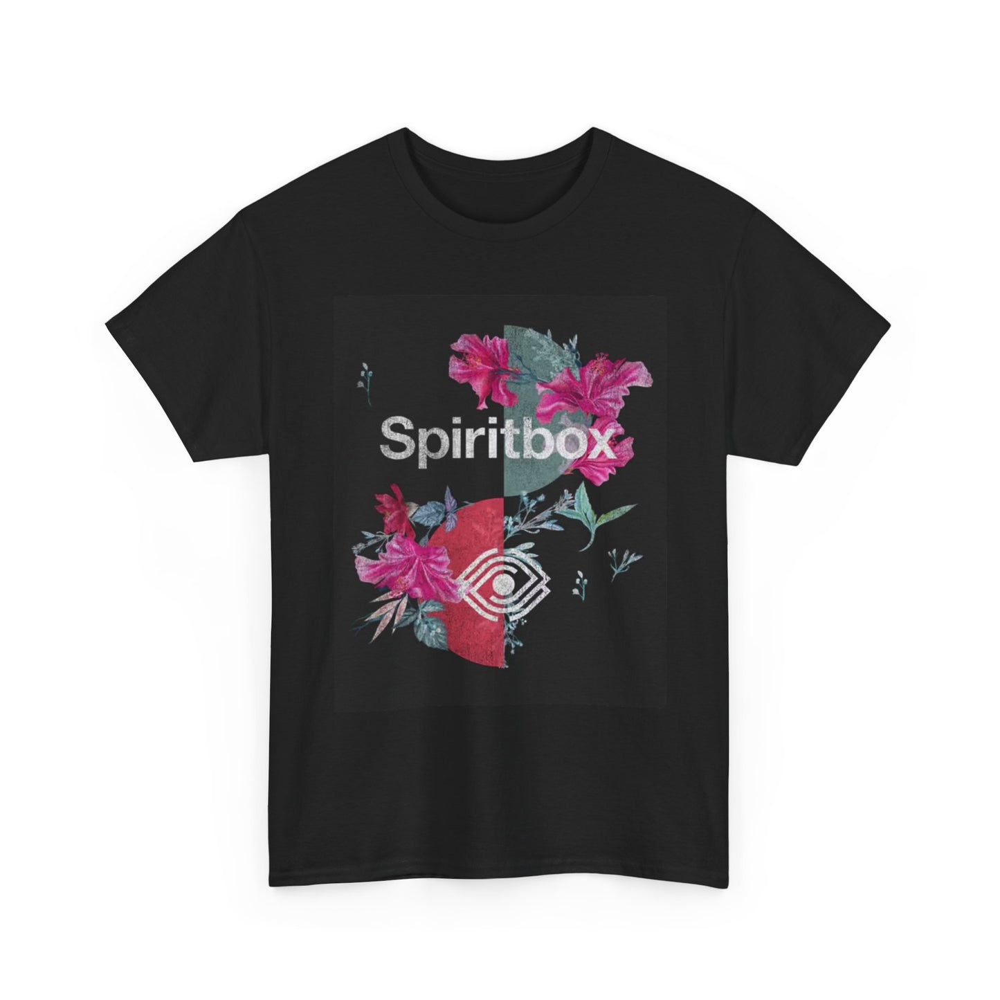SpiritBox Tshirt Rock Retro Graphic Flowers Unisex Heavy Cotton Tee