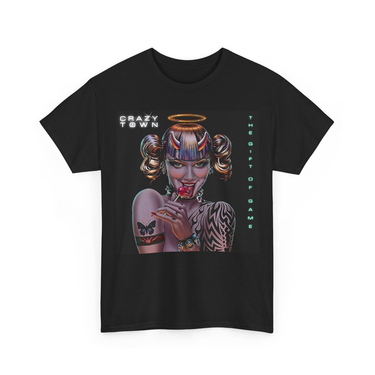 Crazy Town Tshirt Retro Album Cover 90s Vintage Rock Unisex Heavy Cotton Tee
