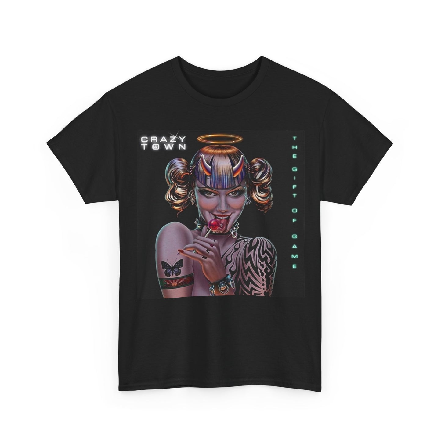 Crazy Town Tshirt Retro Album Cover 90s Vintage Rock Unisex Heavy Cotton Tee