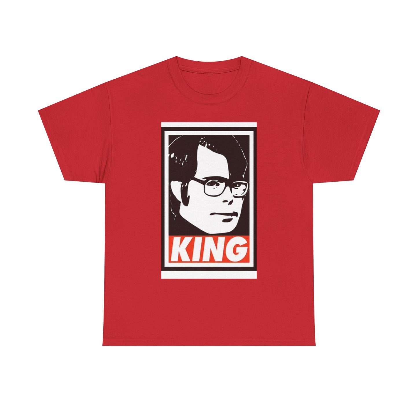 Stephen King Shirt Retro Poster Horror Funny Gift Scary Unisex Heavy Cotton Tee