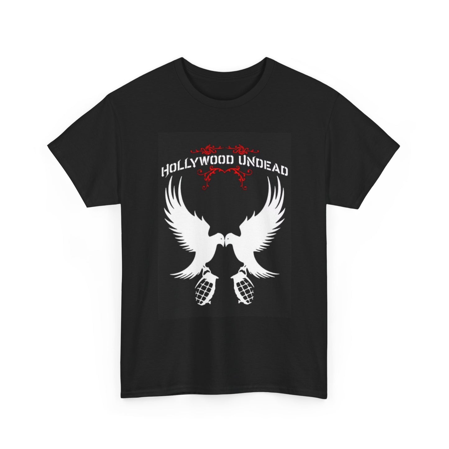 Hollywood Undead Graphic T Shirt Retro Rock Band Merch Unisex Heavy Cotton Tee