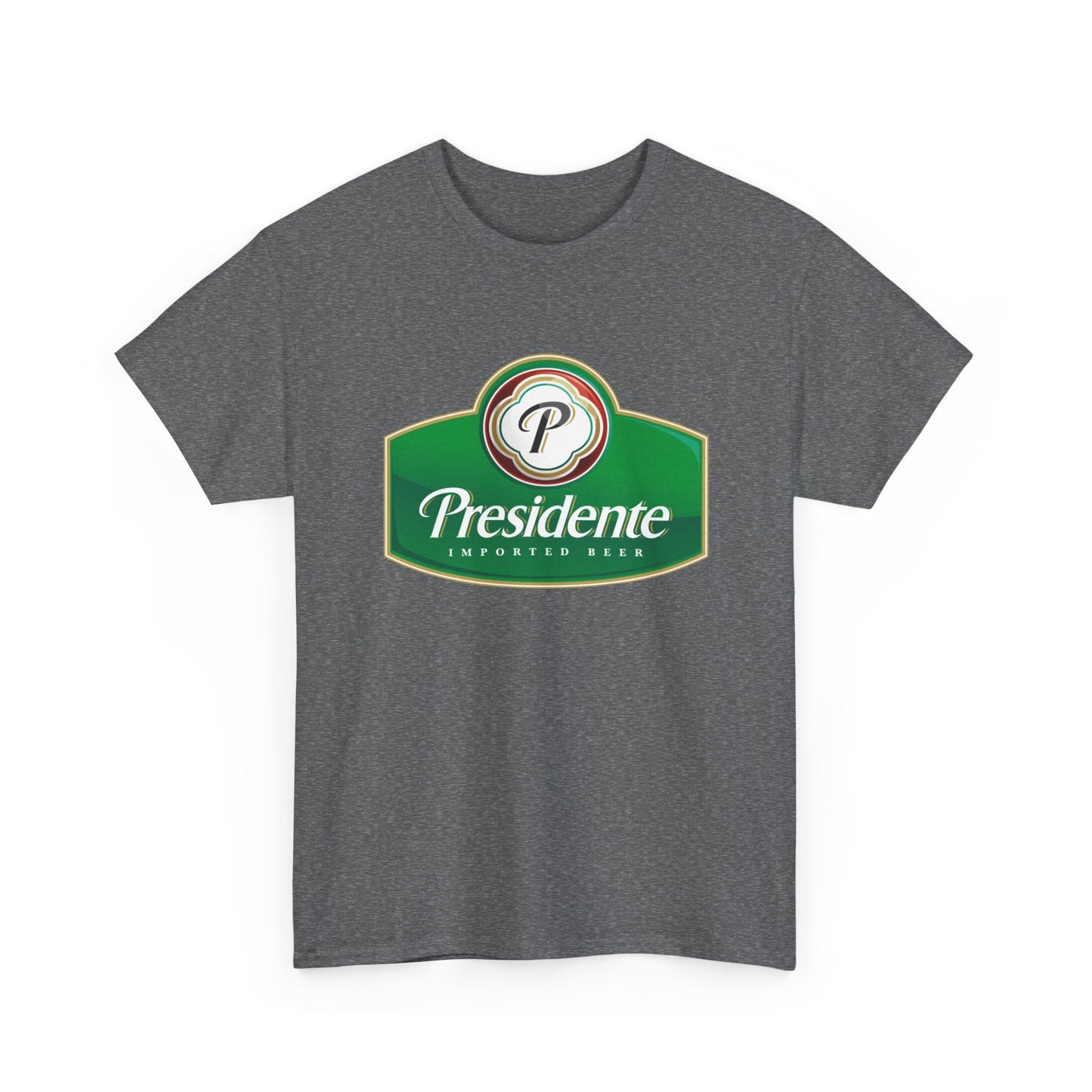 Presidente Beer Logo Shirt Retro Poster Unisex Heavy Cotton Tee