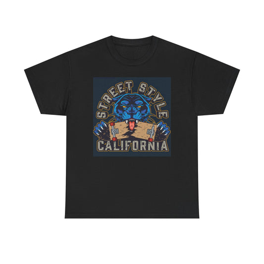 Street Style California T Shirt Unisex Heavy Cotton Tee