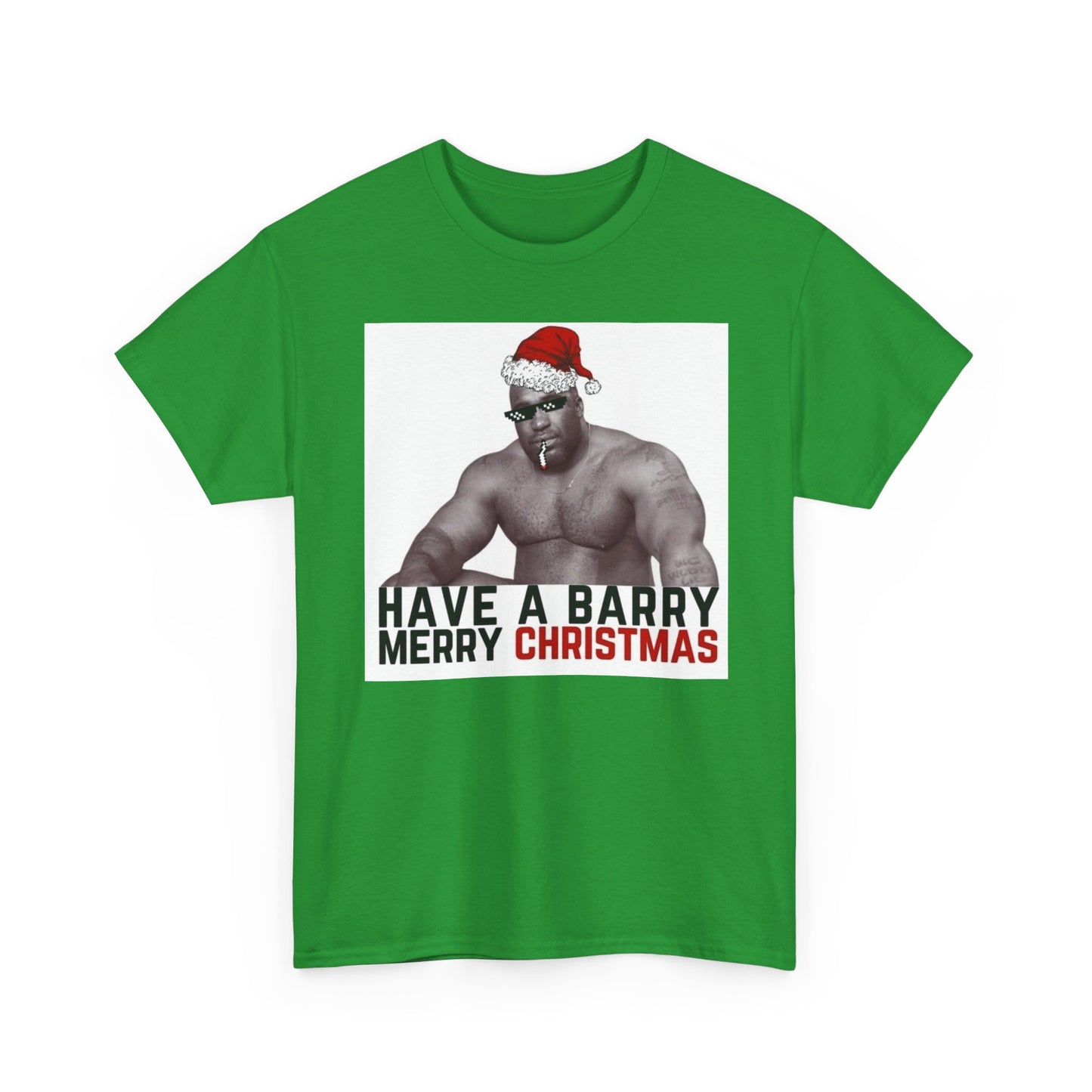 Barry Merry Christmas Funny Viral T Shirt Happy Holidays Funny Unisex Heavy Joke