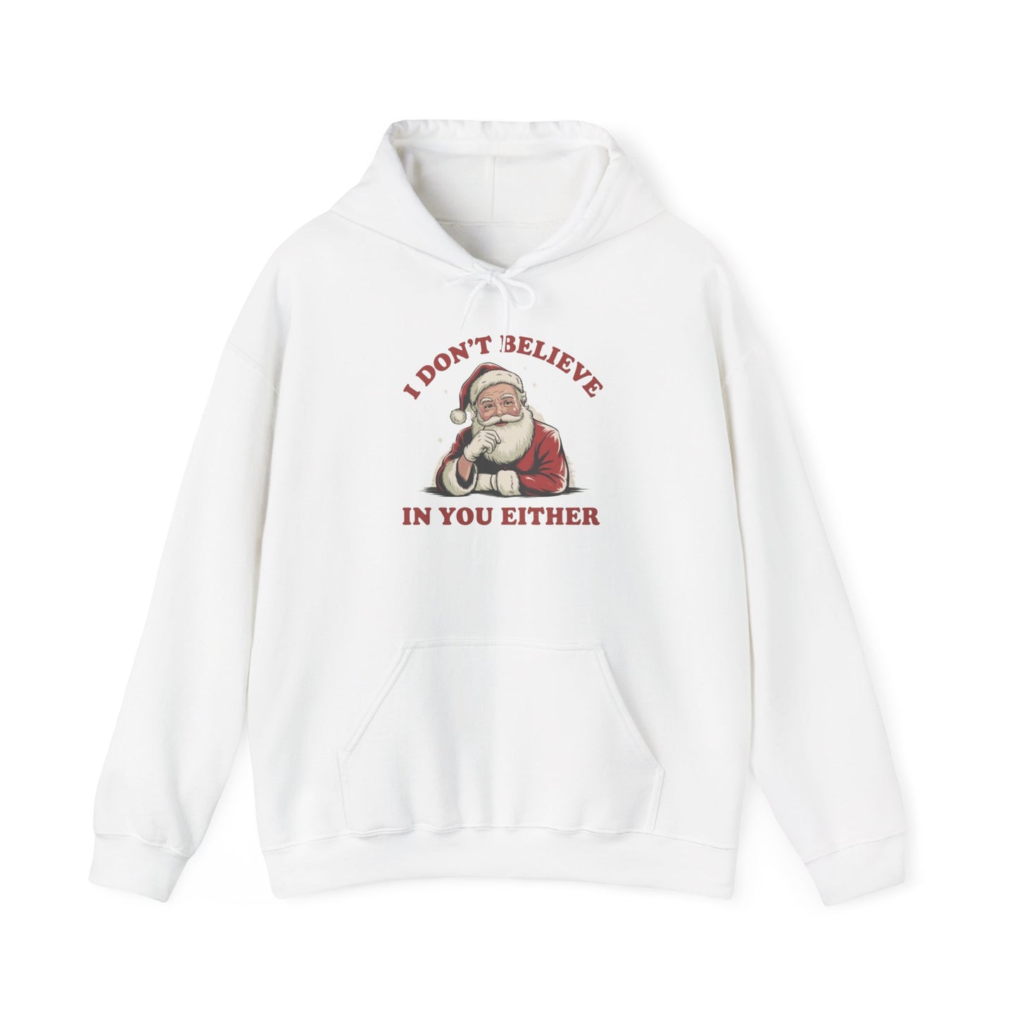 Funny Santa Christmas Jokes Graphic Hoodie Unisex Heavy Blend™ Hooded Sweatshirt