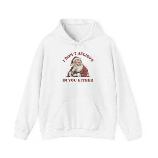 Funny Santa Christmas Jokes Graphic Hoodie Unisex Heavy Blend™ Hooded Sweatshirt