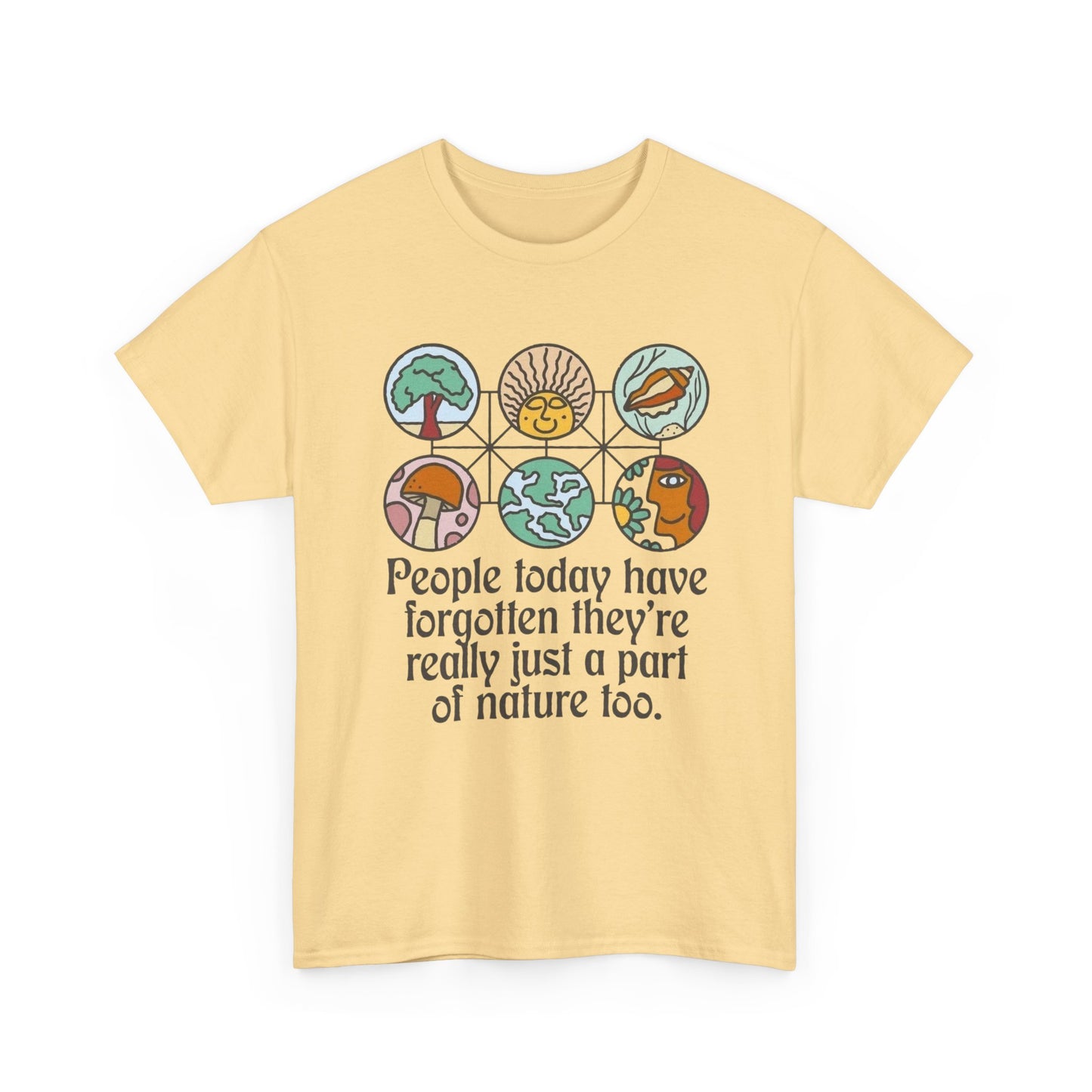 People Are A Part Of Nature Graphic T Shirt NEW Adult Tee
