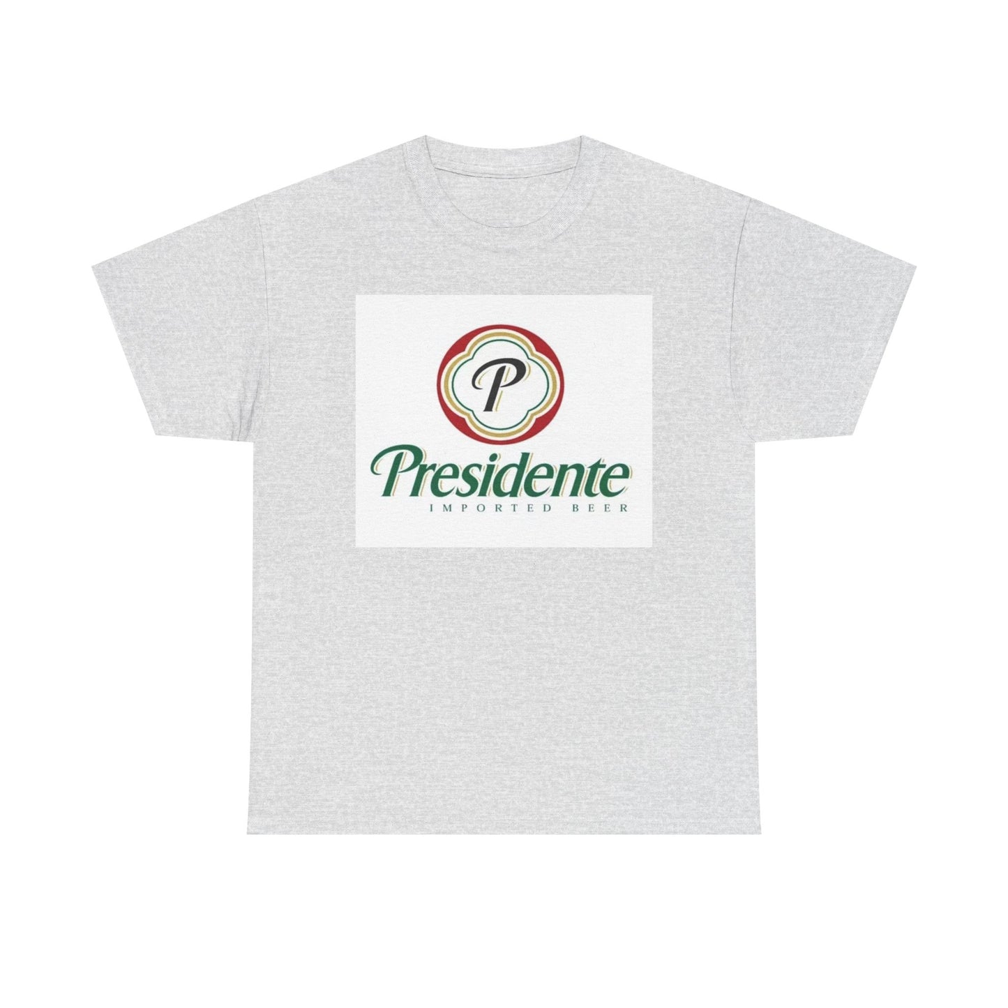 Presidente Dominican Beer Logo Shirt Retro Summer Unisex Heavy Cotton Tee