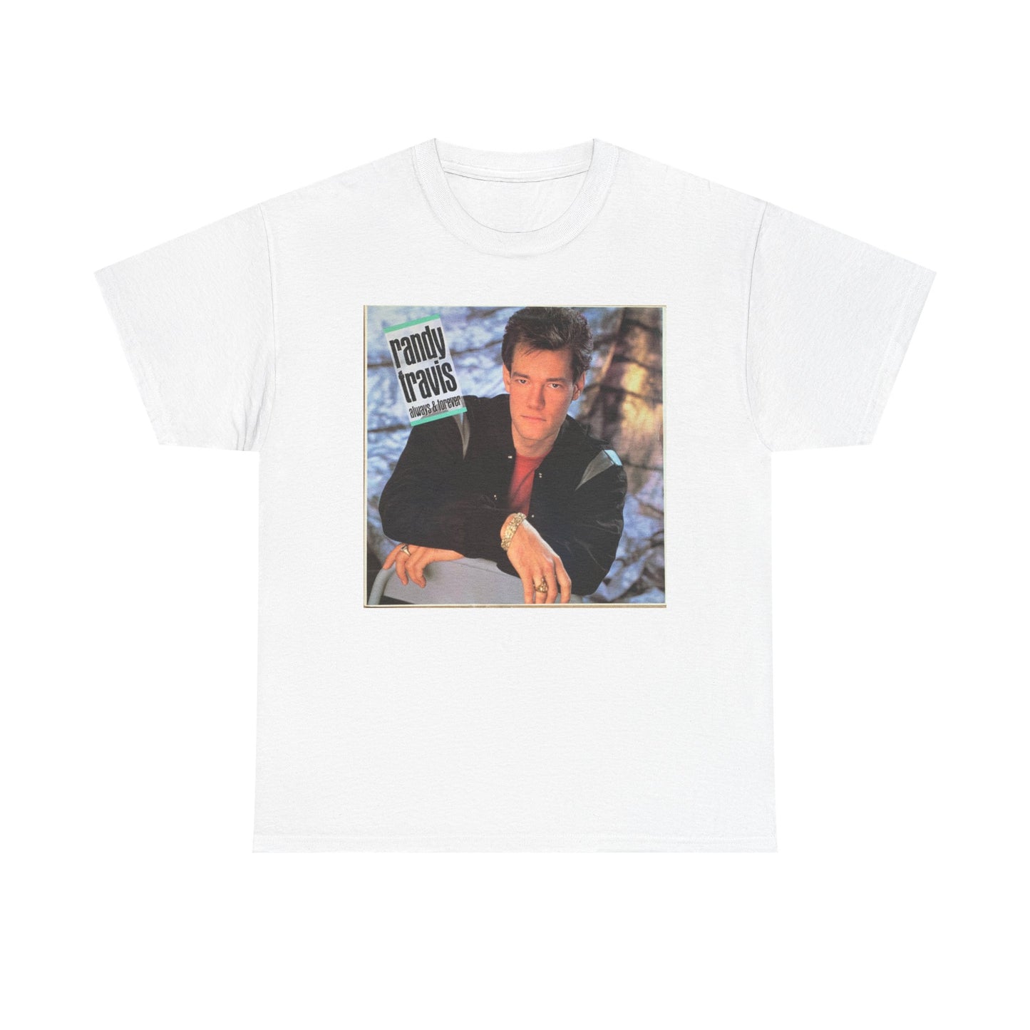 Randy Travis Graphic T Shirt Vintage Album Cover Country Unisex Heavy Cotton Tee