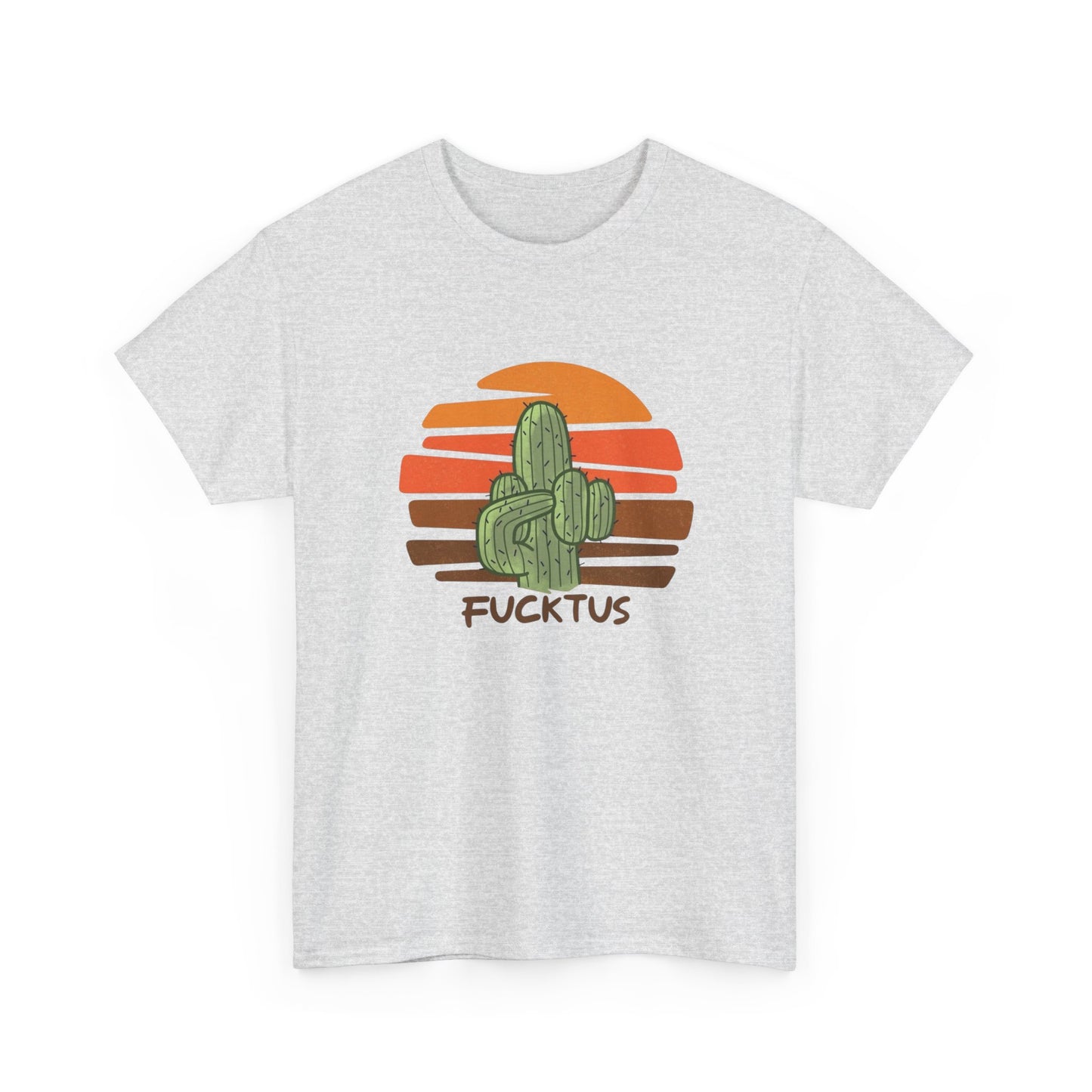 Funny Cactus Graphic T Shirt Unisex Heavy Cotton Tee