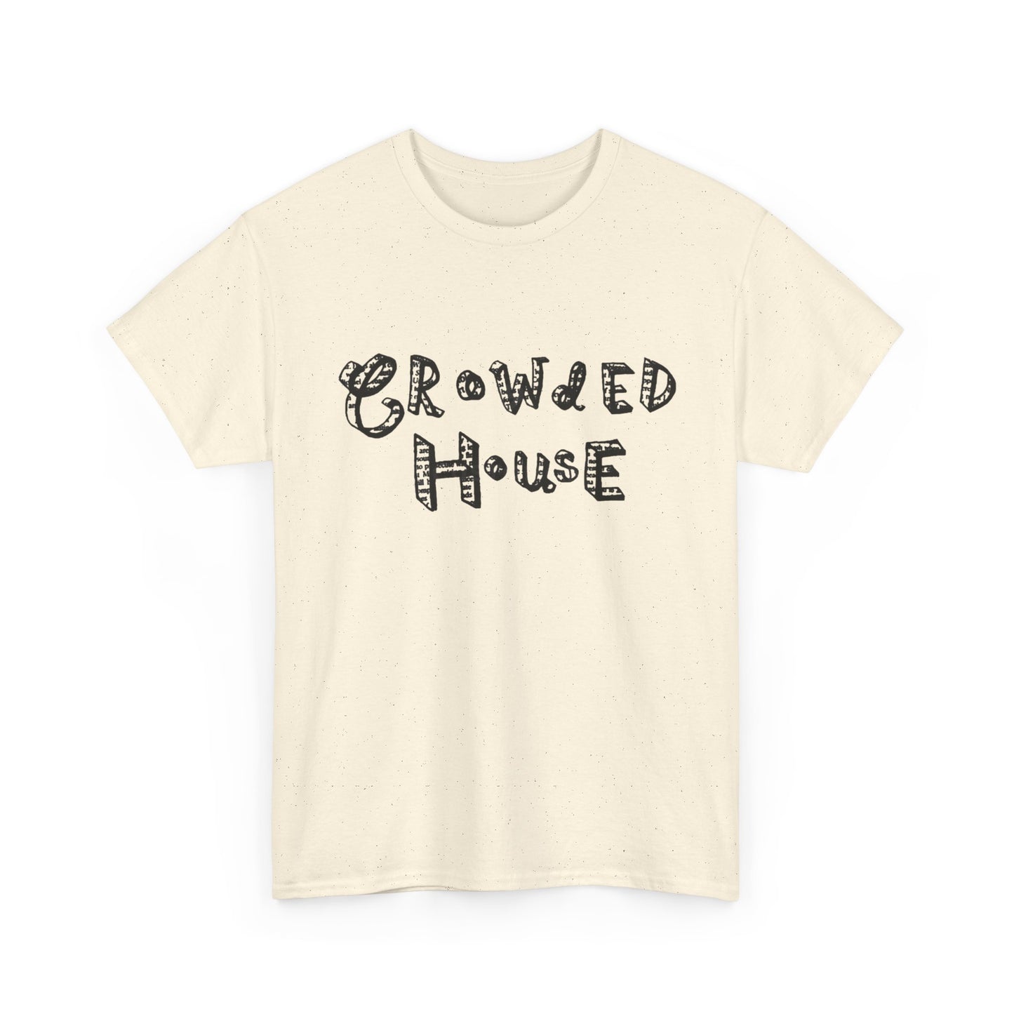 Crowded House Retro Graphic T Shirt NEW Unisex Heavy Cotton Tee