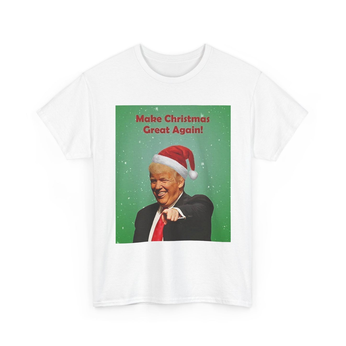 Trump Merry Christmas T Shirt Funny Holidays Graphic Make Christmas Great Again