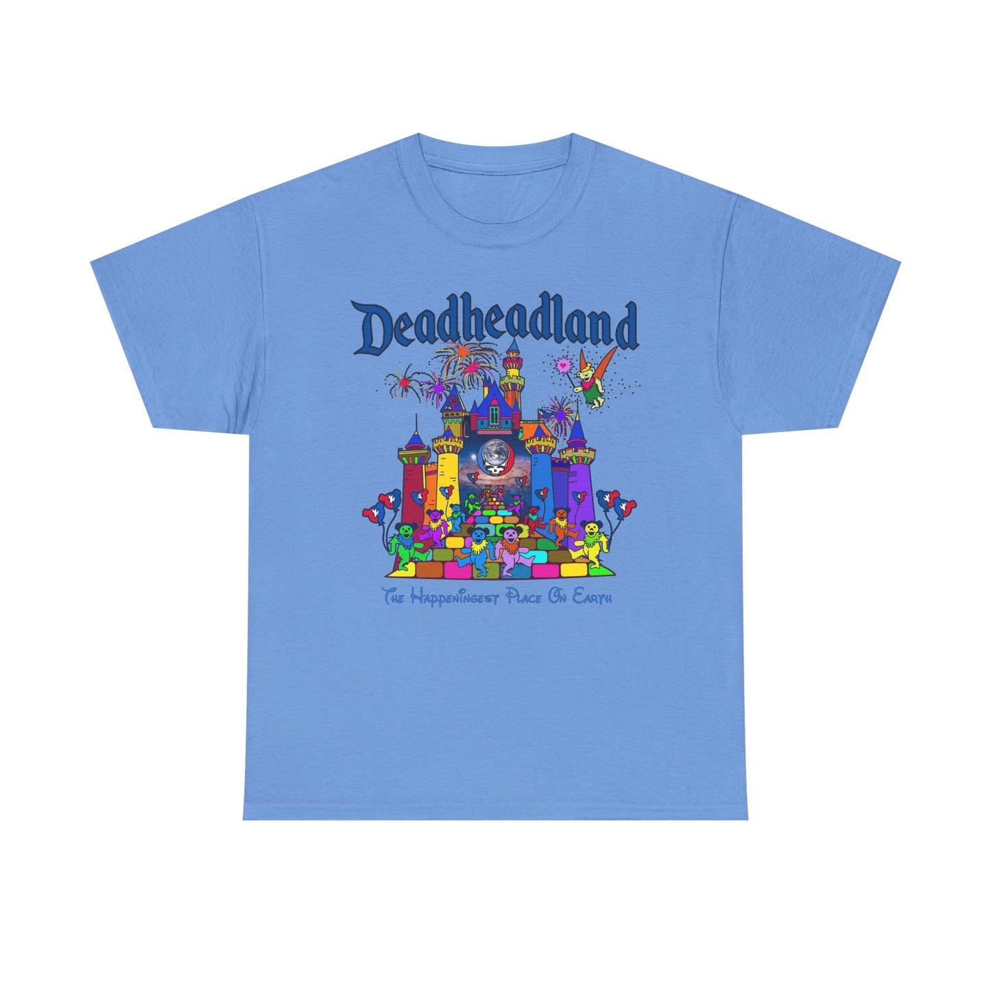 Grateful Dead T Shirt Vintage DEADHEADLAND Jerry Garcia Unisex Heavy Cotton Tee